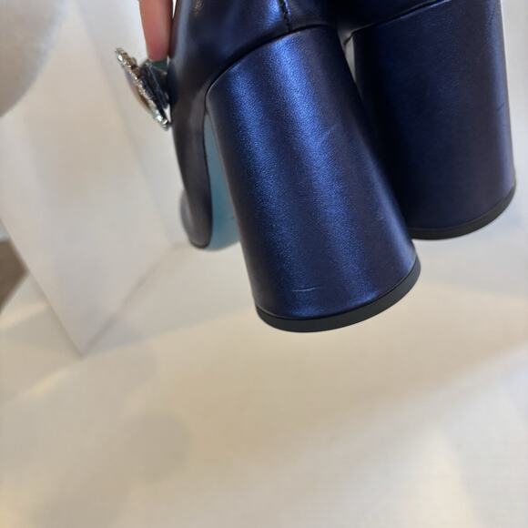 Valentina Rangoni Tonda Mary Jane‎ Pump Size 7 Made In Italy - Picture 10 of 11